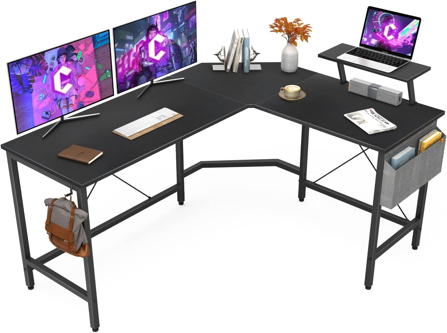 Modern L-Shaped Computer Office Desk